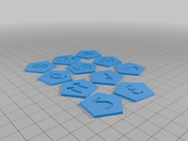 Bộ xúc xắc lắp ghép 3D (Printable Chonk Dice Set) sáng tạo - Image 10