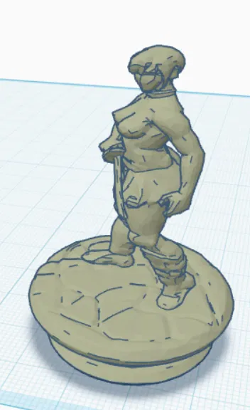 Mô hình nữ chiến binh Amazon dũng mãnh dành cho in 3D - Image 4