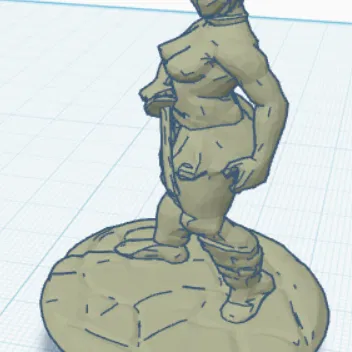 Mô hình nữ chiến binh Amazon dũng mãnh dành cho in 3D