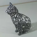 Mô hình mèo Voronoi 3D ấn tượng - Thiết kế nghệ thuật trang trí - Thumbnail 2