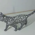Mô hình mèo Voronoi 3D ấn tượng - Thiết kế nghệ thuật trang trí - Thumbnail 3