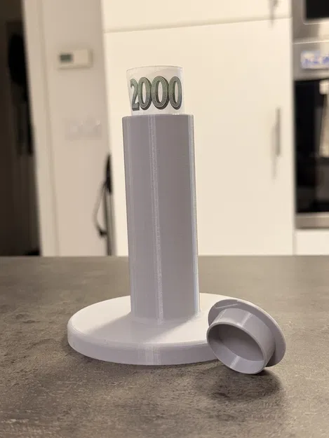 Giá treo giấy vệ sinh tối giản có ngăn chứa đồ bí mật - Image 1