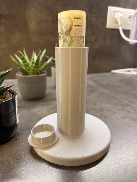 Giá treo giấy vệ sinh tối giản có ngăn chứa đồ bí mật - Image 4