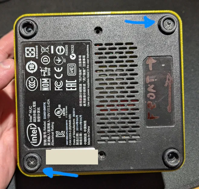 Khung mở rộng gắn SSD cho Intel NUC (bản không chồng tầng) - Image 5