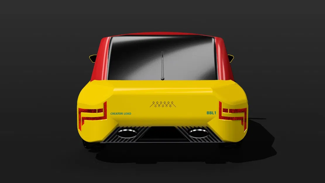 CL1M06 - Mẫu Xe Coupe Concept Retro-Futuristic Phối Hai Màu - Image 5