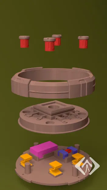 System Override Heart Engaged - Tượng bán thân phong cách Cyberpunk - Image 4