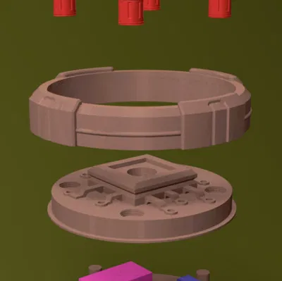 System Override Heart Engaged - Tượng bán thân phong cách Cyberpunk