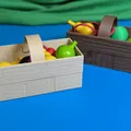 Giỏ Đựng Mini Giả Gỗ (Mini Wood Chip Basket) - Thumbnail 5