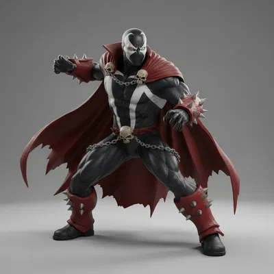Mô hình Spawn 3D chi tiết - Tuyệt phẩm cho người yêu thích siêu anh hùng