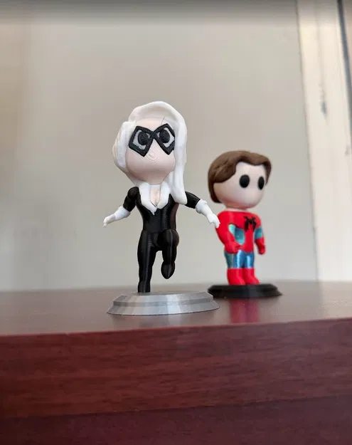 Mô hình in 3D Black Cat phiên bản Chibi cực dễ thương - Image 3