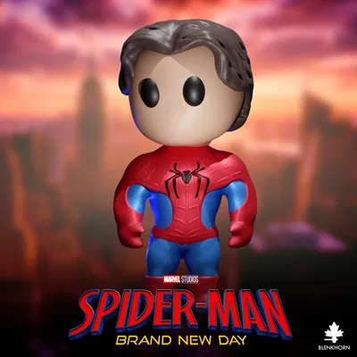 Mô hình 3D Spider-Man: Brand New Day chibi dễ thương
