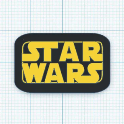 Mô hình logo Star Wars trang trí bàn làm việc cực chất