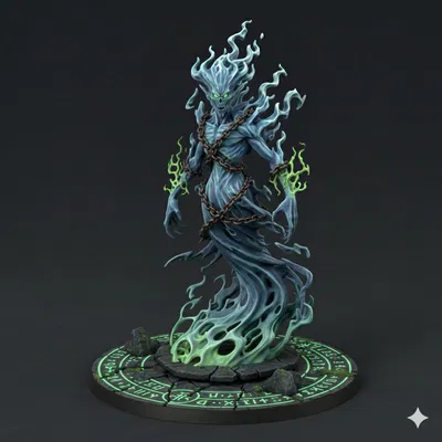 Mô hình 3D linh hồn ma mị Ghost cực chất cho người chơi Tabletop