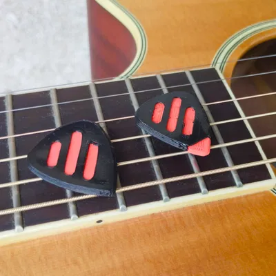 Phím gảy đàn Guitar in đa vật liệu (có tay cầm TPU)