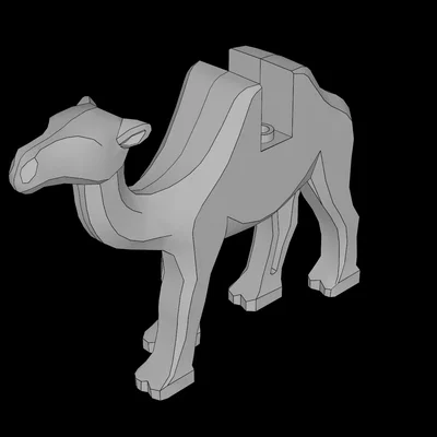 Mô hình lạc đà tương thích với Lego in 3D độc đáo