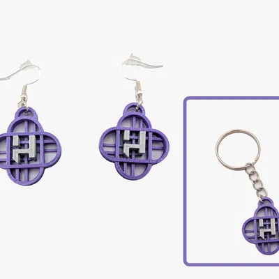 Bông tai/Móc khóa lấy cảm hứng từ Huntrix