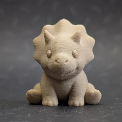 Mô hình Triceratops mini siêu đáng yêu + Móc khóa