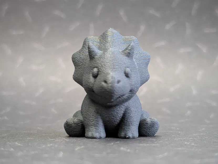 Mô hình Triceratops mini siêu đáng yêu + Móc khóa - Image 5