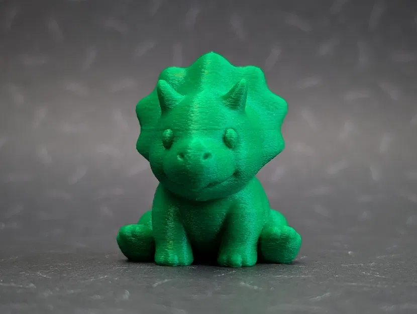 Mô hình Triceratops mini siêu đáng yêu + Móc khóa - Image 8