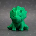 Mô hình Triceratops mini siêu đáng yêu + Móc khóa - Thumbnail 8
