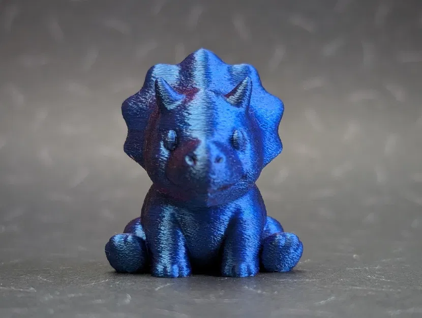 Mô hình Triceratops mini siêu đáng yêu + Móc khóa - Image 9
