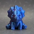 Mô hình Triceratops mini siêu đáng yêu + Móc khóa - Thumbnail 9