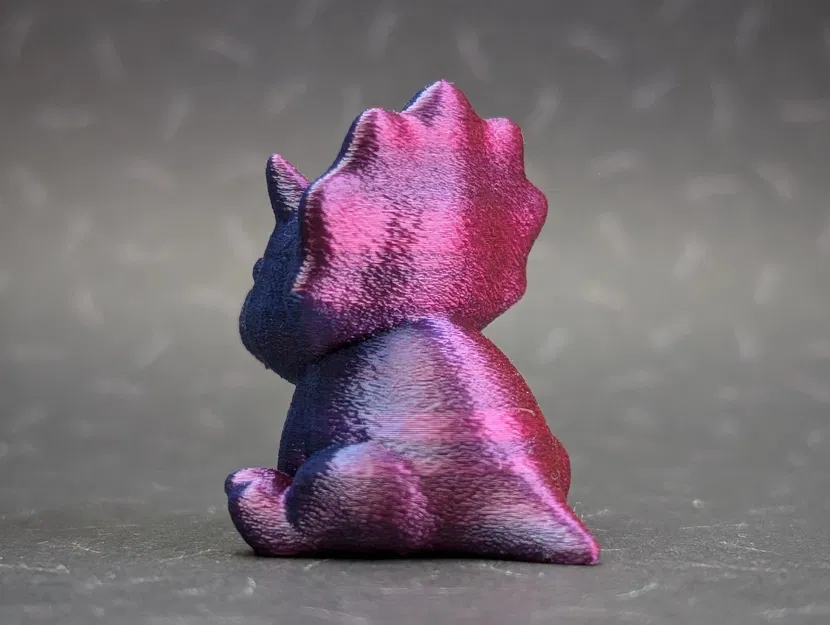 Mô hình Triceratops mini siêu đáng yêu + Móc khóa - Image 10