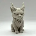Mô hình mèo sừng phong cách Gothic (Gothic Horned Kitty) - Thumbnail 1