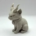 Mô hình mèo sừng phong cách Gothic (Gothic Horned Kitty) - Thumbnail 5