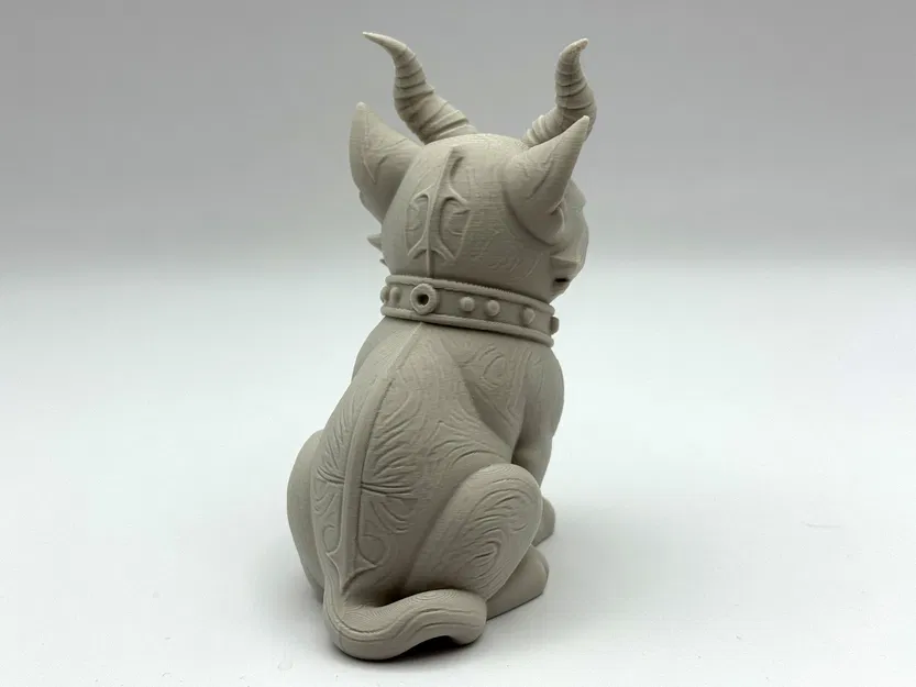 Mô hình mèo sừng phong cách Gothic (Gothic Horned Kitty) - Image 6