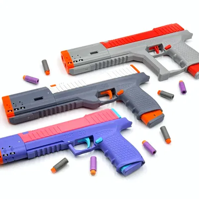 Zinc .50 - Súng ngắn bắn phi tiêu xốp công suất cao - Lên đến 250 FPS