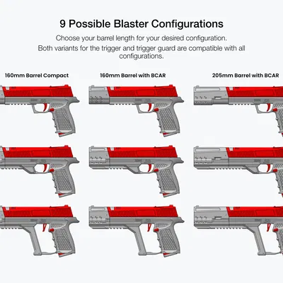 Zinc .50 - Súng ngắn bắn phi tiêu xốp công suất cao - Lên đến 250 FPS