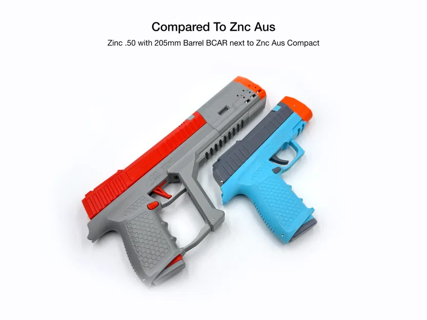 Zinc .50 - Súng ngắn bắn phi tiêu xốp công suất cao - Lên đến 250 FPS - Image 8