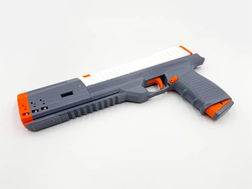 Zinc .50 - Súng ngắn bắn phi tiêu xốp công suất cao - Lên đến 250 FPS - Image 10