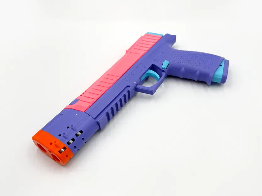 Zinc .50 - Súng ngắn bắn phi tiêu xốp công suất cao - Lên đến 250 FPS - Image 11