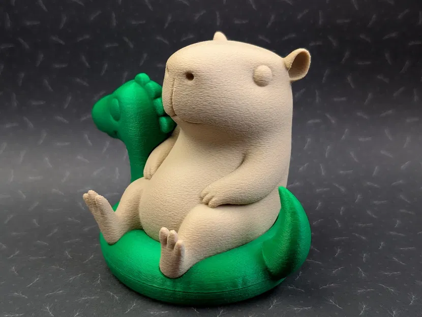 Mô hình Capybara cưỡi khủng long - Image 8