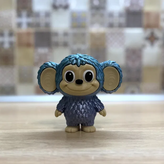 Mô hình 3D Chebubu - Sự kết hợp Labubu và Cheburashka đầy ấn tượng - Image 1