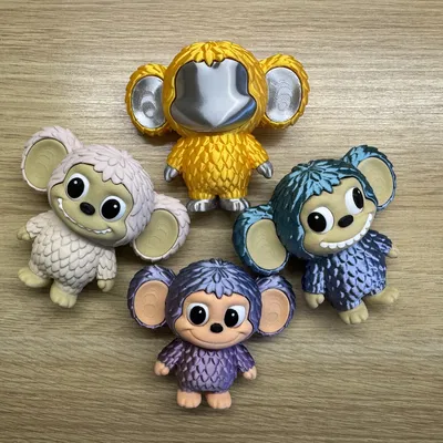 Mô hình 3D Chebubu - Sự kết hợp Labubu và Cheburashka đầy ấn tượng