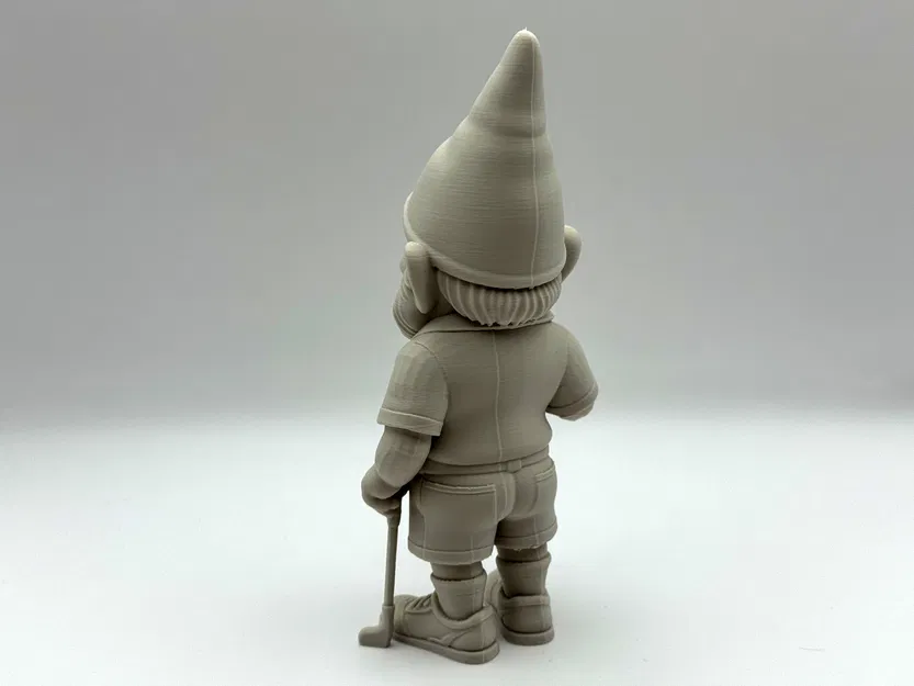 Tượng chú lùn Gnome chơi Golf - Mẫu trang trí 3D độc đáo - Image 2