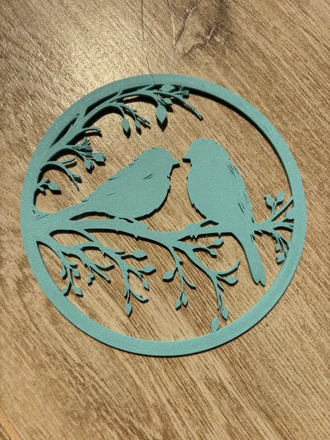 Tranh treo tường hình Chim đậu trên cành cây - Image 2