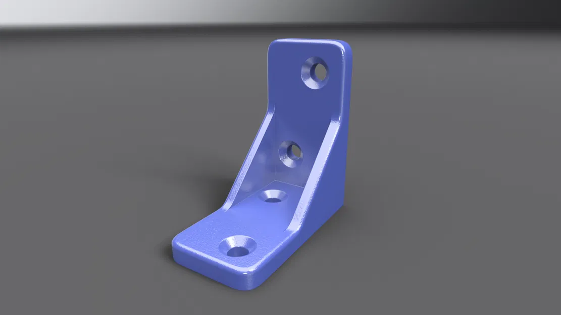 Ke góc vuông siêu chịu lực 3D (Super strong corner bracket) - Image 1