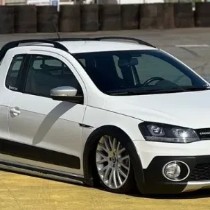 Mô hình 3D Volkswagen Saveiro Cross G5 hạ gầm (Xe độ phong cách)