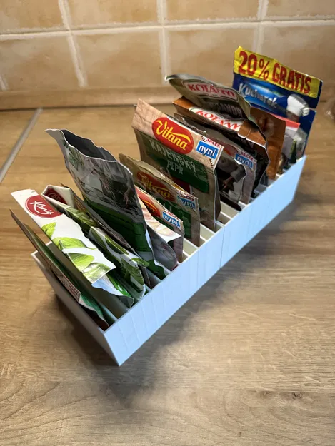 Khay Đựng Gói Gia Vị Dạng Module Có Thể Tùy Chỉnh (Mẫu Tham Số Fusion 360) - Image 1