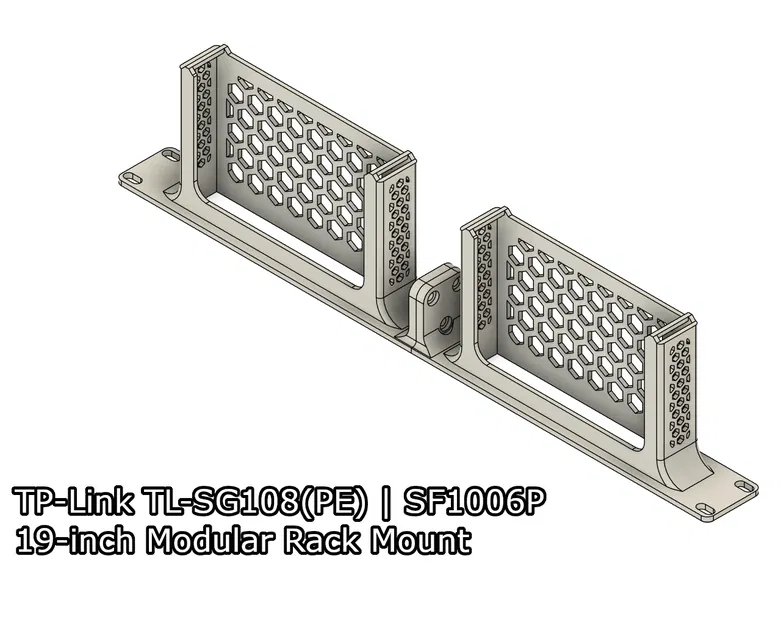 Giá treo tủ rack 19-inch cho TP-Link TL-SG108(PE) | SF1006P - Image 1