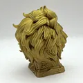 Tượng Bán Thân Sư Tử Huyền Thoại - Fantasy Lion Bust - Thumbnail 2