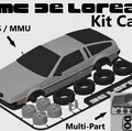 Mô hình Kit Card xe DeLorean DMC-12 (Back to the Future) - Thumbnail 1