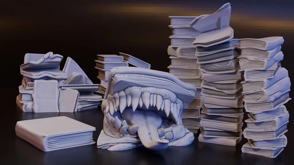 Bộ sưu tập Sách, Bầy Sách và Sách Mimic (DND / TTRPG) - Image 1