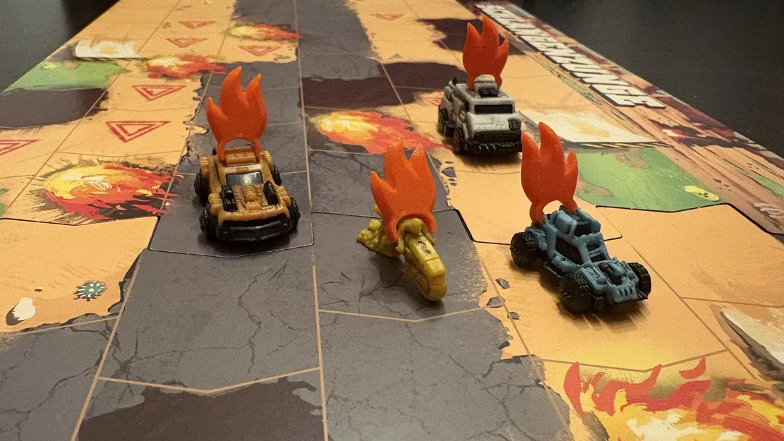 Thunder Road: Vendetta – Maximum Chrome - Phụ kiện đánh dấu lửa (Flametokens) - Image 1