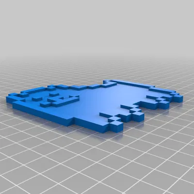 Mô hình 3D Annoying Dog từ game Undertale đáng yêu