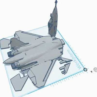 Mô hình in 3D máy bay chiến đấu Su-57 cực chi tiết